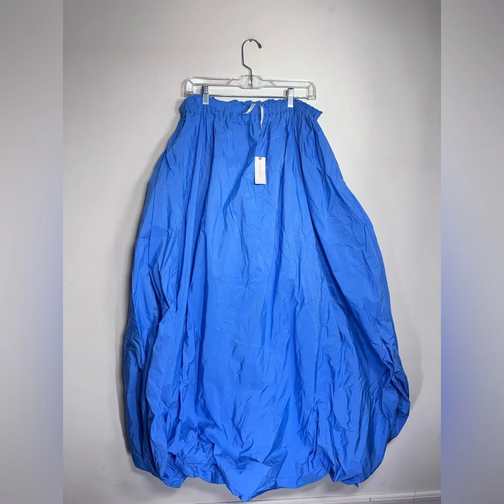 Anthropologie Vibrant Blue Maxi Skirt - Picture 2 of 6